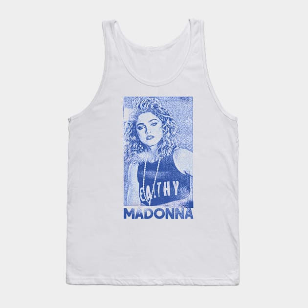 Madonna // Original 80s Vintage Faded Style Design Tank Top by DankFutura